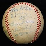Willie Mays Signed Baseball - 1956 Team Jsa - Autographed Baseballs