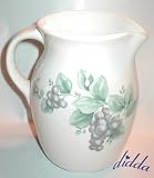 Pfaltazgraff 6 Tall 3 Cup Smooth Surface Pitcher Grapevine