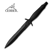 Gerber 22-01874 Mark II Knife with Aluminum Handle, Black