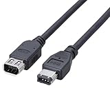 ELECOM IEEE1394[6pin-6pin]P[u 1.0m IE-E6610BK
