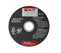 SAIT 24053 14-Inch x 3/32-Inch x 1-Inch 4400 Max RPM Type 1 SAITech Steel Worker Chop Saw Blade - 10 Pack