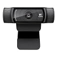 Logitech HD Pro Webcam C920, 1080p Widescreen Video Calling and Recording (960-000764)