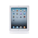 Simplism iPad 2 シリコンケース 液晶保護フィルム 折りたたみスタンド付属 ホワイト TR-SCSIPD2-WT