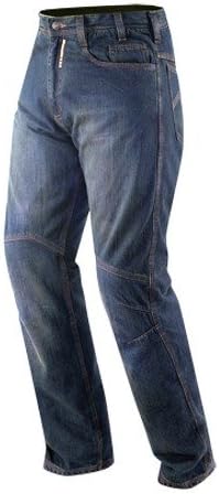 Jeans CE Armored Motorcycle Curiser Scooter Quad Pants Trousers Denim Blue 32