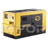 Kipor KGE12-STAFO Silent Type Diesel Generator with ATS and water cool - 10.5 KW,... by Kipor