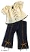 Trendy & Chic Jeans & Embroidered Peasant Blouse ~ Made for 18 American Girl Dolls * Perfect for Summer Vacation *
