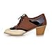 Charm Foot Vintage Womens Low Heel Lace up Oxfords Shoes Casual Leather Shoes