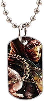 Scorpion Mortal Kombat X Fashion Image Custom Unique Personalized Dog Tag Necklaces, dogtag size About 1.3X 2.2 inches Ideal Gift