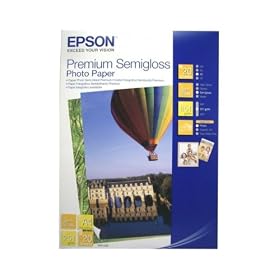 Epson S041332 Premium Semigloss Photo Paper DIN A4 251 g/m� 20 Sheets