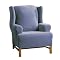 Stretch Pearson Slipcover Collection - Federal Blue