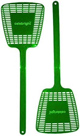 Fly Swatter - Green - Set of 2 Swatters - Manual not Electrical - 30 Days Guarantee