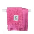 Little Giraffe Chenille Blanky - Raspberry 14