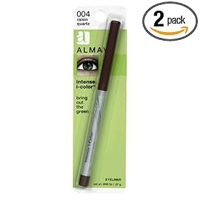 Almay intense i-color Eyeliner, Bring Out the Green, Raisin Quartz 004, 0.009-Ounce Packages (Pack of 2)