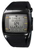 Polar FT60 Men's Heart Rate Monitor Watch (Black with White Display)
