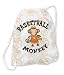 Maisy Monkey Drawstring Bag Basketball Orange