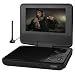 Odys Curio Tragbarer DVD-Player mit 17,8 cm (7 Zoll) drehbarem Bildschirm (DVB-T, USB 2.0) schwarz