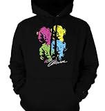 Marilyn Monroe Neon Warhol Design Mens Sweathirt, Funny Trendy Hot Neon And Silver Funky Designs Mens Pullover Hoodie