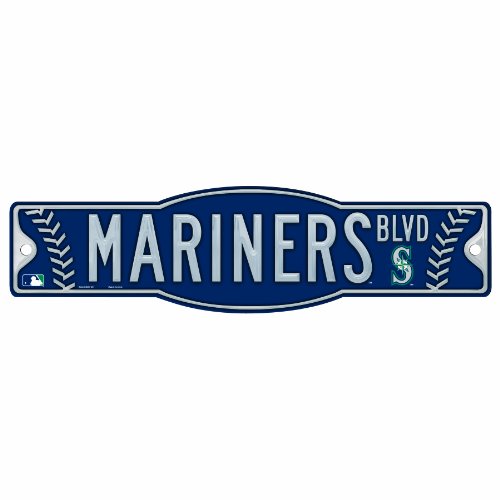 MLB Seattle Mariners 4.5-by-17 Sign