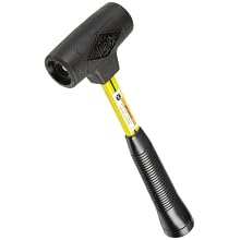 Nupla SPI-156 Quick Change Impax Power Drive Dead Blow Hammer without Tips, C Grip, 12.5" Long Handle