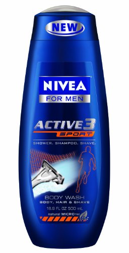 Nivea for Men Nivea for Men Active3 Sport, 16.9-Ounce