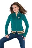 Miami Dolphins Women's Full-Zip Sweater Mix Jacket - by Alyssa Milano