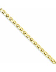 Genuine 14K Yellow Gold Polished Fancy Link Bracelet 7.25 Inches 2 Grams Of Gold 100% Satisfaction Guaranteed.