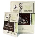 Organic Green with Citrus & Ginko, Box of 20 Wrapped Sachets