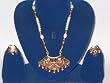 Wedding Gift Meenakari Necklace Set and Earring in Multi Beads-3pc Set(Brand New)