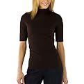 Merona&reg; Elbow Sleeve Turtleneck Top - Natures Brown