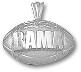 Univ Of Alabama Pendant w/ Bama Football Design