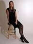 Silk Pencil Skirt by Royal Silk - Black - 33-34 Large
