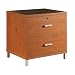 South Shore Furniture, U@Work Collection, Lateral File, Autumn Cherry and Solid Black