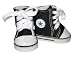 Black Star Sneakers. Fits 18