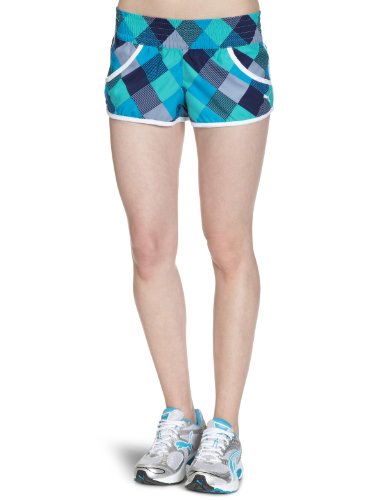 PUMA Damen Badeshorts Jamaica Check Hot Pants, ceramic green, XL, 819415 02 Preisvergleich