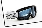 The X Brand XIT Motorcycle Goggle Black