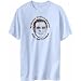 T-Shirt Light Blue  My Border Collie Is Smarter Than Your President / G. Bush - Retro  Dog