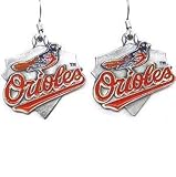 Baltimore Orioles Dangle Earrings - MLB Baseball Fan Shop Sports Team Merchandise