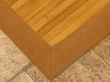 Beaumont Bamboo Rug 6x9, Cotton Border