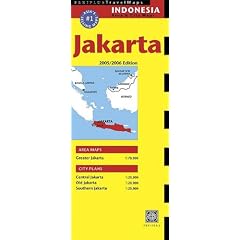 Jakarta Travel Map (Periplus Travel Maps)
