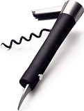 Clip on wine bottle thermometer - stainless steel & plastic