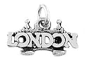 Sterling Silver One Sided London Bridge Charm