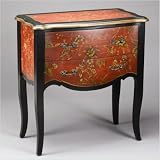 AA Importing Two Drawer Chest in Chinese Red 49063