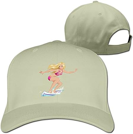 Mostafa Barbie Custom Unisex Adjustable Summer Baseball Snapback Hip Hop Cap Hat Natural