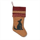 Singing Coyote Plush Stocking