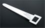 Handmade sterling silver letter opener with a square top