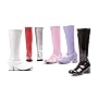 175-DORA, Children's Costume Dora Gogo Boots in White, Red Pink, Purple, Silver or Black by Ellie Shoes
