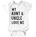 Aunt Uncle Love Me Family Nephew Niece Romper Bodysuit