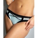 Betsey Johnson Zipper Stripe Low-Rise Wide-Side Thong at Betsey Johnson