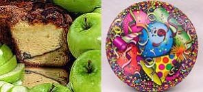 Granny Smith Apple 8" Coffee Cake (Party Gift Tin)