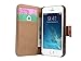 iPhone 5S Case, ULAK Wallet Case for iPhone 5s/5 Leather Credit Card Holder Flip Stand Wallet Case Cover for Apple iPhone 5S 5 (Wine Red)